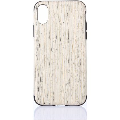 Mobigear Nature iPhone XS Max Flexible TPU Back cover - Nordic Walnut