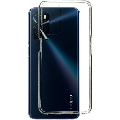 Mobiparts Classic Transparente OPPO A16 TPU flexible Carcasa - Transparente
