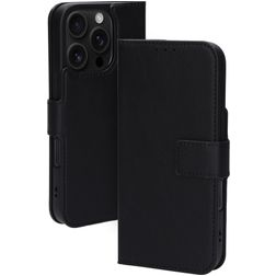 Mobiparts Classic Wallet MagSafe iPhone 16 Pro Knížkové pouzdro Peněženka - Černá