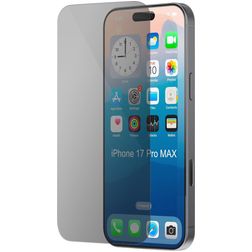 Mobiparts iPhone 17 Pro Max Tempered Glass Screen Protector Privacy - Case Friendly - Black