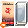 GrizzlyCoat Easy Fit Samsung Galaxy S25 Edge Vetro Protezione schermo - Compatibile con le cover + Telaio di installazione (confezione da 2)