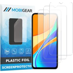 Mobigear Xiaomi Redmi 9C Skärmskydd Skyddsfilm - Skalvänligt (3-pack)