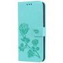 Mobigear Roses Huawei Mate 20 Pro Wallet case - Turquoise