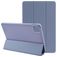 Mobigear Tri-Fold Gel iPad Pro 13 Inch (2024) TPU / Leatherette Wallet case - Purple