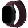 Mobilize Alpine Nylon Apple Watch Urrem Spændelås - 49/46/45/44 mm - Bordeaux