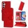 Mobigear Sunflower Samsung Galaxy A35 Cover a libro portafoglio - Rosso
