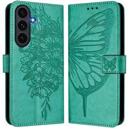 Mobigear Butterfly Samsung Galaxy S26 FE Funda tipo libro Cartera - Verde