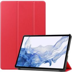 Mobigear Tri-Fold Samsung Galaxy Tab S9 Wallet case - Red