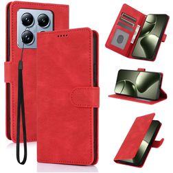 Mobigear Wallet Xiaomi 14T Pro Wallet case - Red