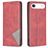 Mobigear Rhombus Slim iPhone Air Funda tipo libro - Rojo