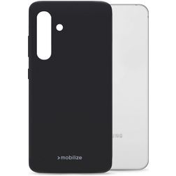 Mobilize Rubber Gelly Samsung Galaxy S24 TPU flexible Carcasa - Matt Black