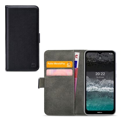 Mobilize Classic Gelly Wallet Nokia C21 Plus Knížkové pouzdro Peněženka - Černá
