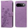 Mobigear Flowers Google Pixel 11 Wallet case - Purple