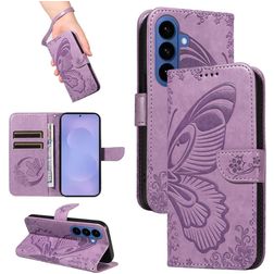 Mobigear Butterfly Samsung Galaxy S26 Plus Capa livro Carteira - Roxo