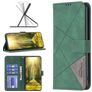 Mobigear Rhombus Google Pixel 7a Wallet case - Green