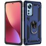 Mobigear Armor Ring Xiaomi 12 Hardcase Back cover Antiurto con anello - Blu