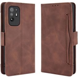 Mobigear Slide Wallet OPPO A94 5G Wallet case - Brown