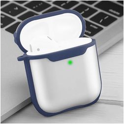 Mobigear Shockproof Funda rígida para Apple AirPods 1 - Azul oscuro