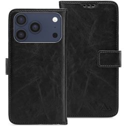 My Style Flex Wallet iPhone 17 Pro Lompakkokotelo + Setelitasku - Musta