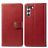 Mobigear Snap Button Samsung Galaxy S21 FE Wallet case - Red