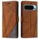 Mobigear Rhombus Google Pixel 9 Pro Cover a libro portafoglio - Marrone