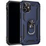 Mobigear Armor Ring iPhone 12 Pro Tvrdý plast Zadní kryt odolný proti nárazům s prstýnkem - Modrá