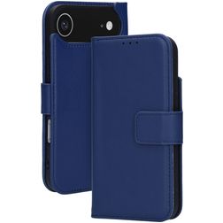 Mobiparts Wallet iPhone Air MagSafe Genuine Leather Wallet case - Blue