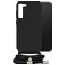 Mobilize Lanyard Gelly Samsung Galaxy S23 Plus TPU flexível Capa com cordão - Preto