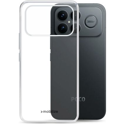 Mobilize Gelly Transparente POCO F9 Ultra TPU flexible Carcasa - Transparente