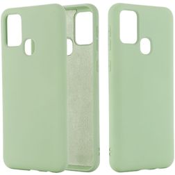 Mobigear Rubber Touch Samsung Galaxy M51 Silicone Back cover - Verde