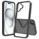 Mobigear Crystal iPhone 16 Plus Funda Plástico rígido Carcasa - Negro