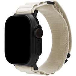 Mobilize Alpine Correa Nylon Cierre de hebilla para Apple Watch - 49/46/45/44 mm - Blanco estrella