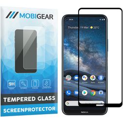 Mobigear Premium Nokia 8.3 Cristal templado Protector de pantalla - Compatible con fundas - Negro