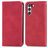 Mobigear Retro Slim Samsung Galaxy S21 FE Funda tipo libro Cartera - Rojo