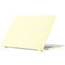 Mobigear Cream Matte MacBook Air 13 tommer (2018-2020) Hardshell Laptopcover MacBook Case - Gul - Model A1932 / A2179 / A2337