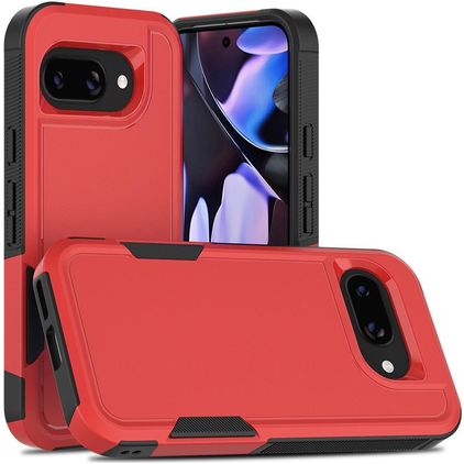 Mobigear Heavy Armor Google Pixel 9a Hard Case Back cover Shockproof - Red