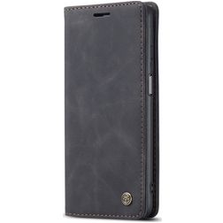 CaseMe 013 Xiaomi Mi 10T Lompakkokotelo + Setelitasku - Musta