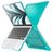 Mobigear Shockproof Pro MacBook Air 13 polegadas (2022-2026) Capa rígida para MacBook - Verde - Modelo A2681 / A3113 / A3240 / A3449
