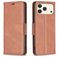 Mobigear Excellent iPhone 18 Pro Max Cover a libro portafoglio - Marrone