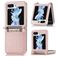 Mobigear Excellent Samsung Galaxy Z Flip 5 Hard Case Back cover with Card Holder - Rose Gold