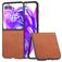 Mobigear Excellent Motorola Razr 50 Ultra Hardcase Etui plecki - Brązowy