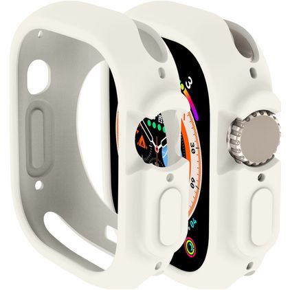 Mobigear Colors Funda rígida para Apple Watch Ultra - 49 mm - Blanco