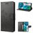 Mobigear Flowers Motorola Moto G52 Pungetui med Seddelrum - Sort