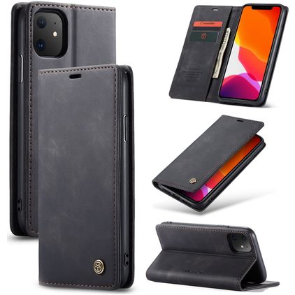 CaseMe 013 iPhone 11 Wallet case - Black