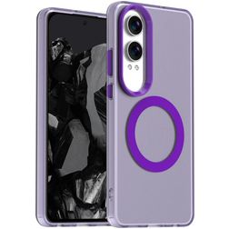 Mobigear Shockproof OnePlus Nord CE 4 Lite MagSafe Hardcase Etui plecki - Fioletowy