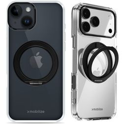 Mobilize 360 Rotating Ring iPhone 14 MagSafe Hardcase Back cover con anello - Nero