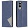 Mobigear Rhombus Slim Samsung Galaxy S25 Edge Wallet case - Blue