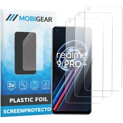 Mobigear Realme 9 Pro Plus Skærmbeskytter Folie - Case Friendly (3-pak)