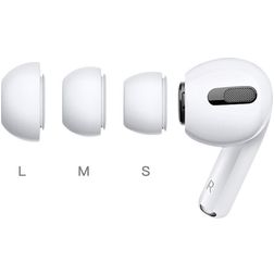 Xccess Silicon Replacement Ear Tips for Airpod Pro 1/2 Size S/M/L (3 Pair) White