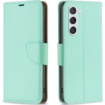 Mobigear Excellent Samsung Galaxy S23 Wallet case - Turquoise